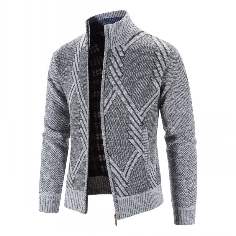 Mens Winter Zipped Cardigan