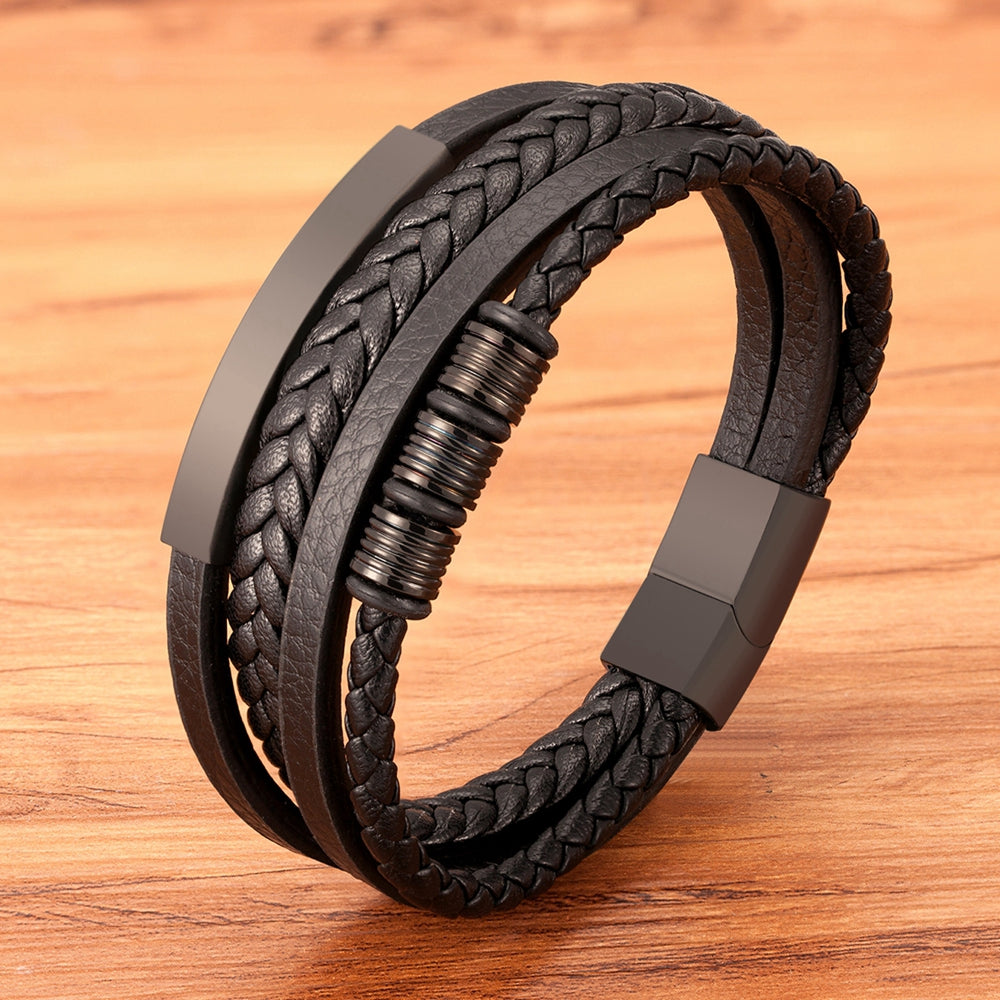 Black Stainless Steel Bracelet