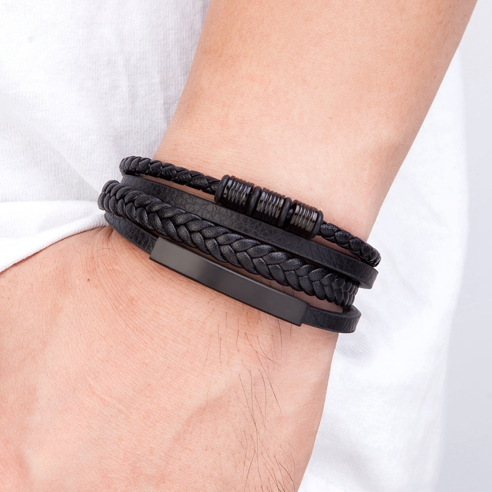 Black On Black Bracelet