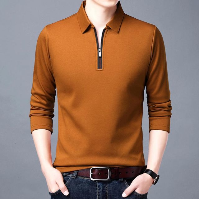 Long Sleeved Polo Sweater