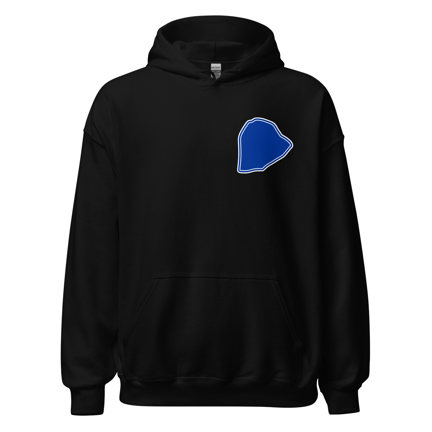 Black Everton Hoodie with Area Motif