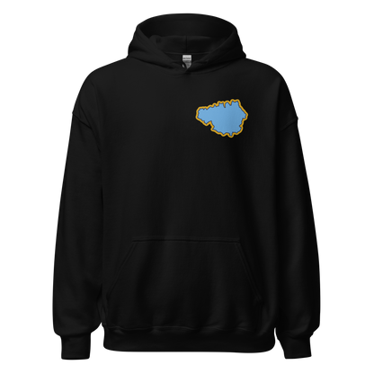 Black Manchester City Hoodie with Area Motif