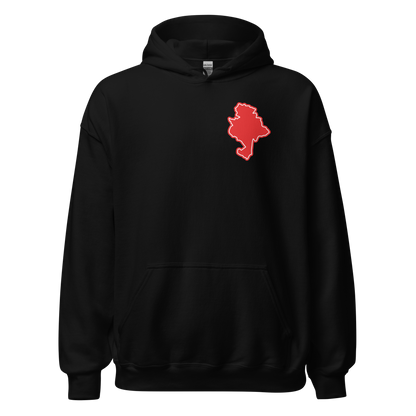 Black Nottingham Forest Hoodie with Area Motif