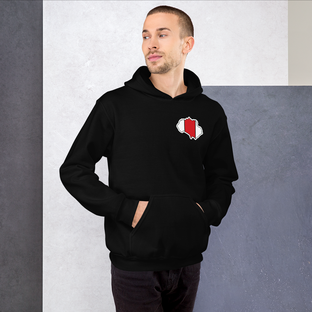 Black Southampton Hoodie with Area Motif