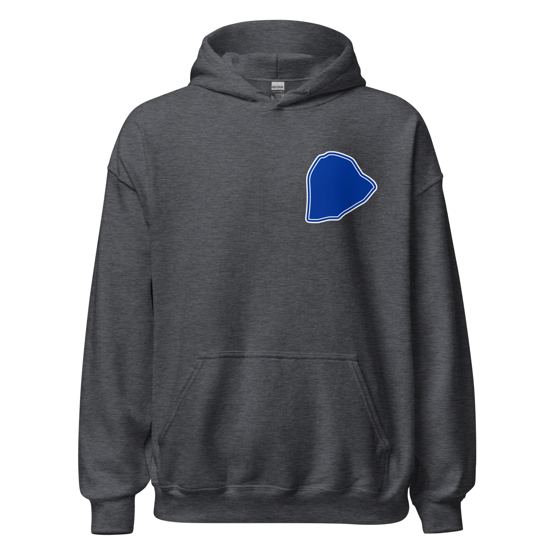 Dark Grey Everton Hoodie with Area Motif