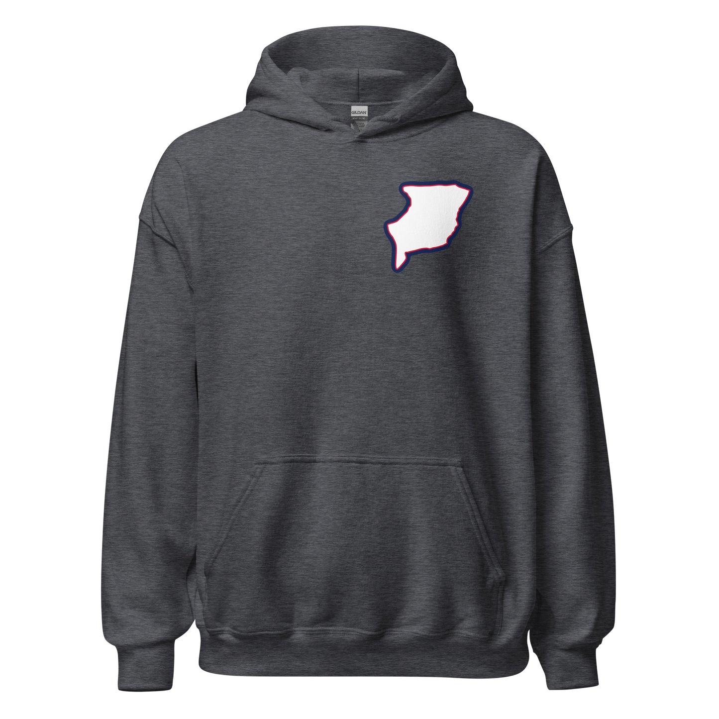 Dark Heather Tottenham Hotspur Hoodie with Area Motif