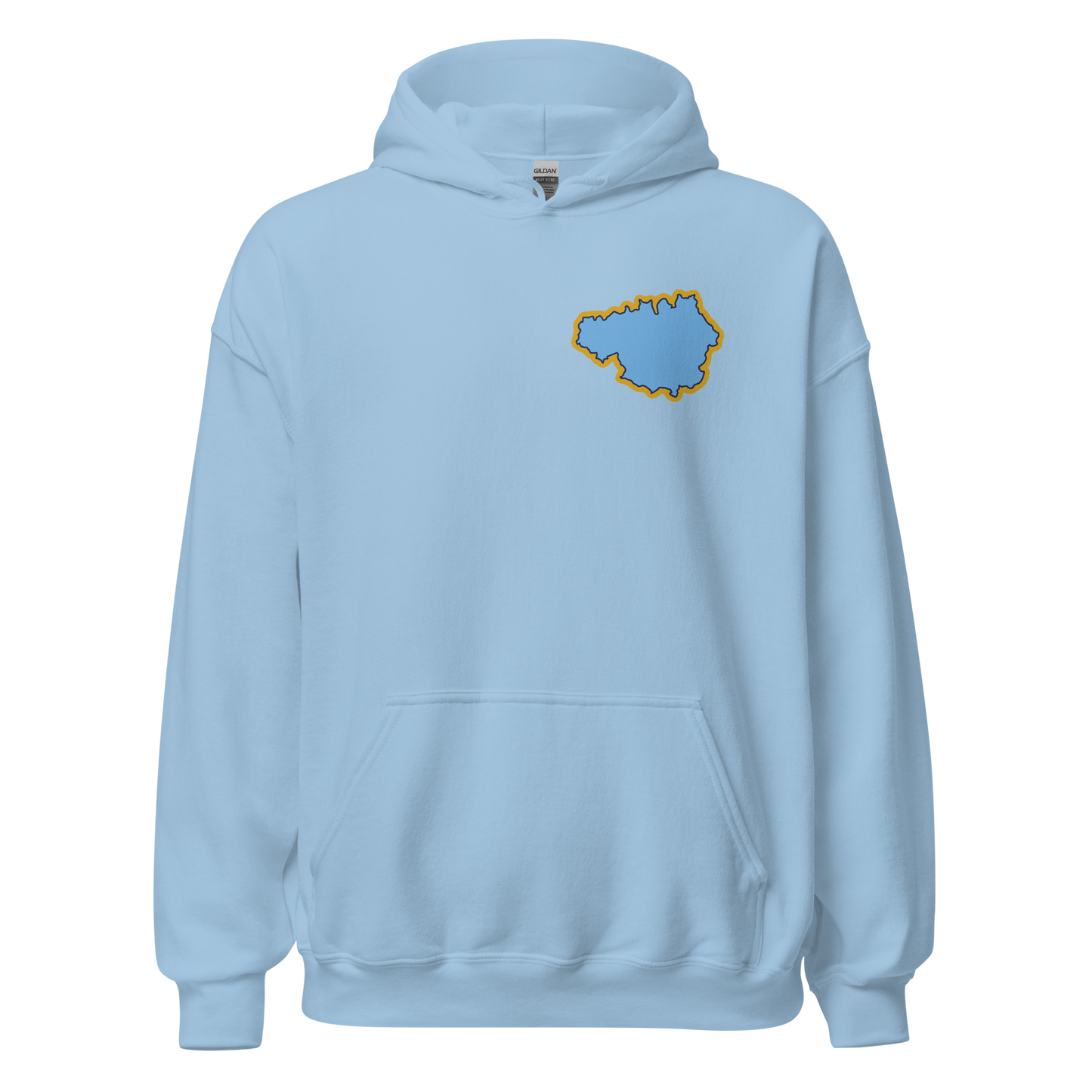 Light Blue Manchester City Hoodie with Area Motif