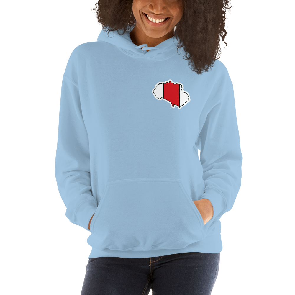 Light Blue Southampton Hoodie with Area Motif