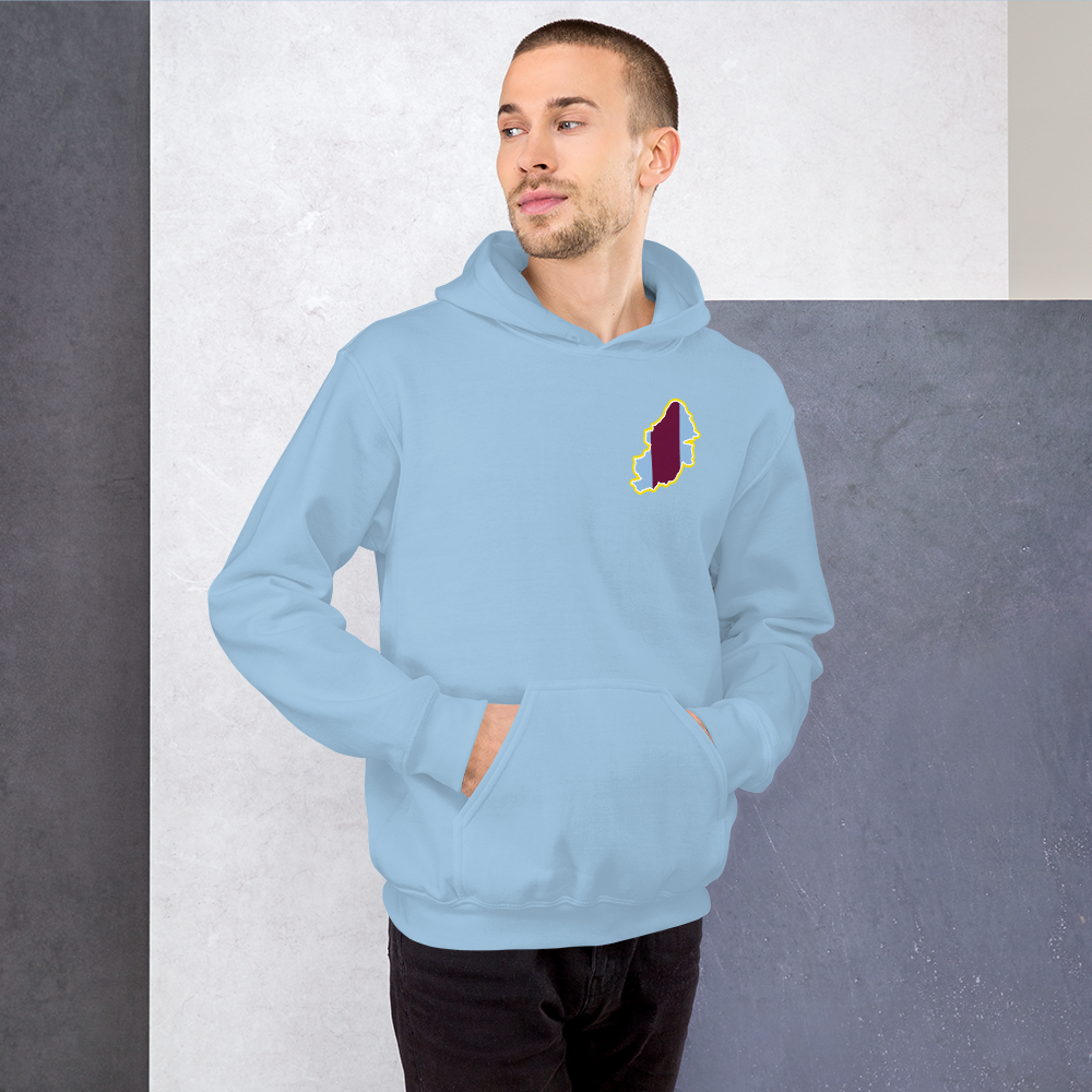 Light Blue Aston Villa Hoodie with Area Motif