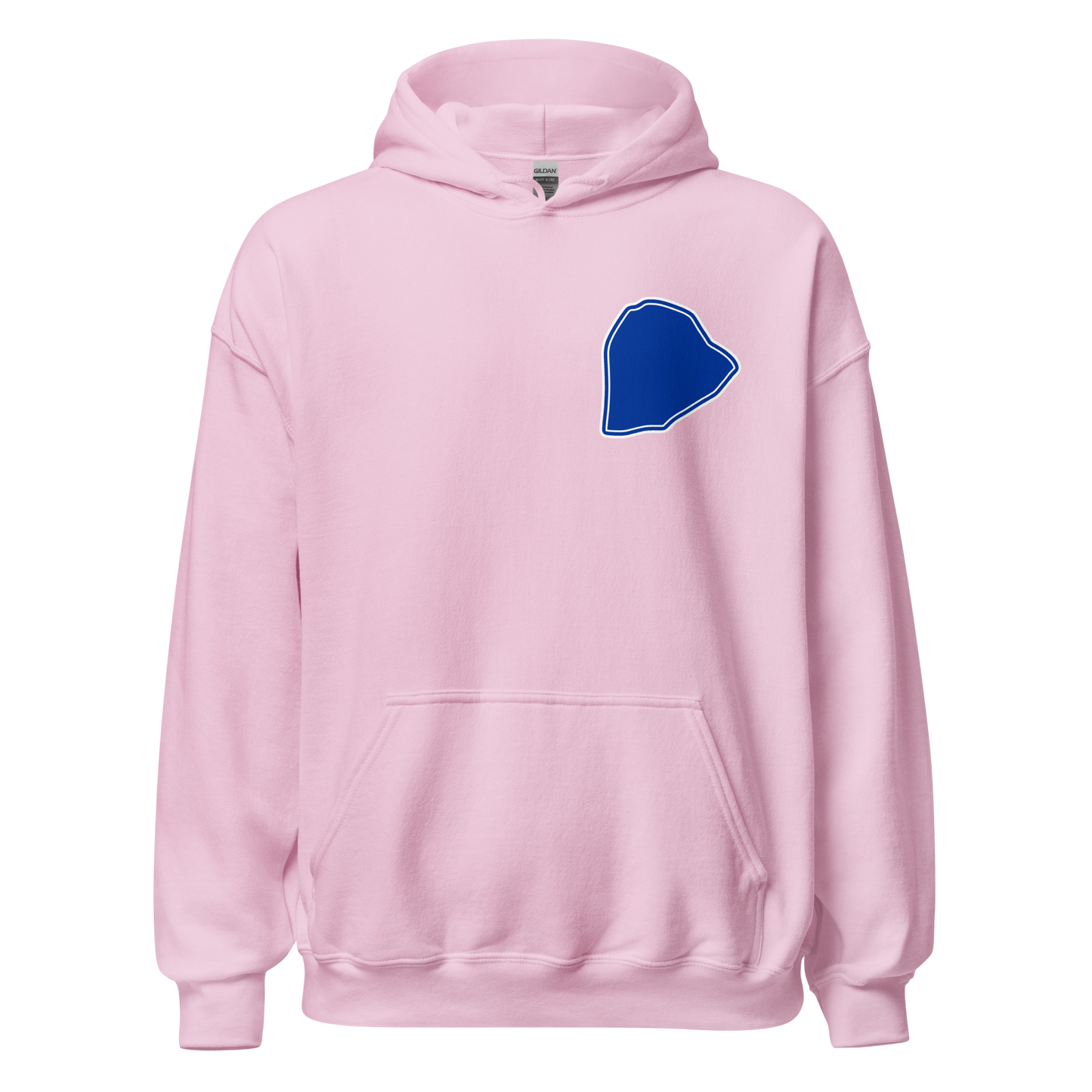 Pink Everton Hoodie with Area Motif