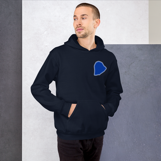 Navy Blue Everton Hoodie with Area Motif