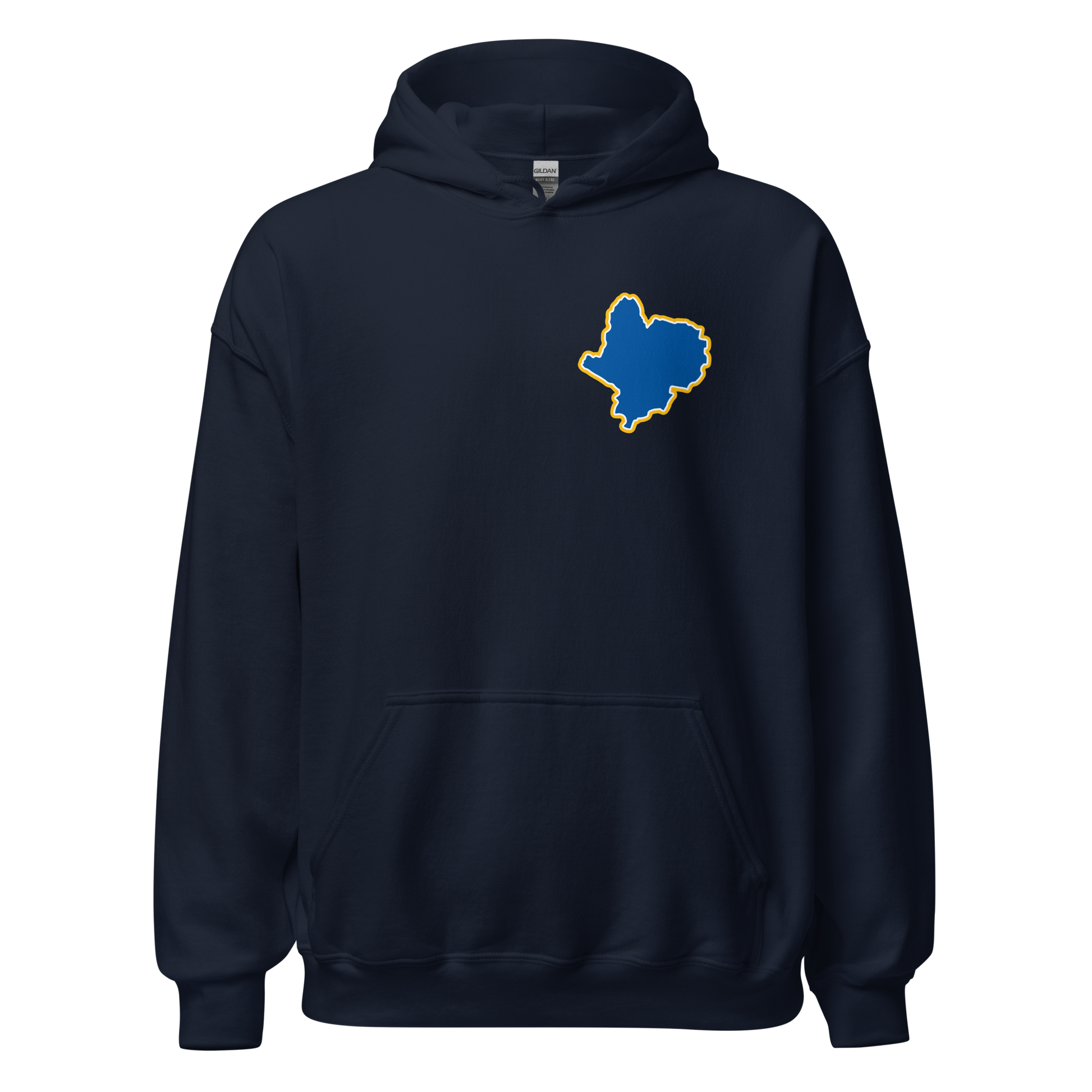 Navy Blue Leicester City Hoodie with Area Motif