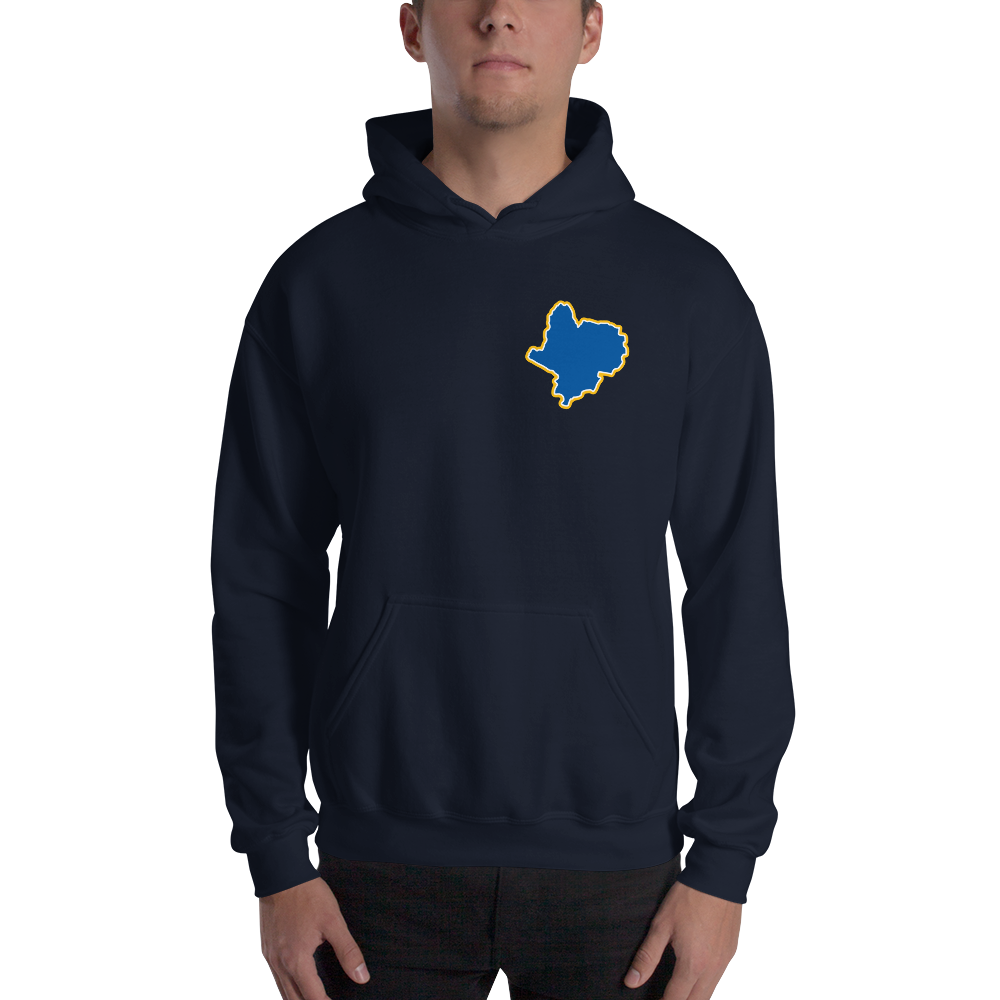 Navy Blue Leicester City Hoodie with Area Motif