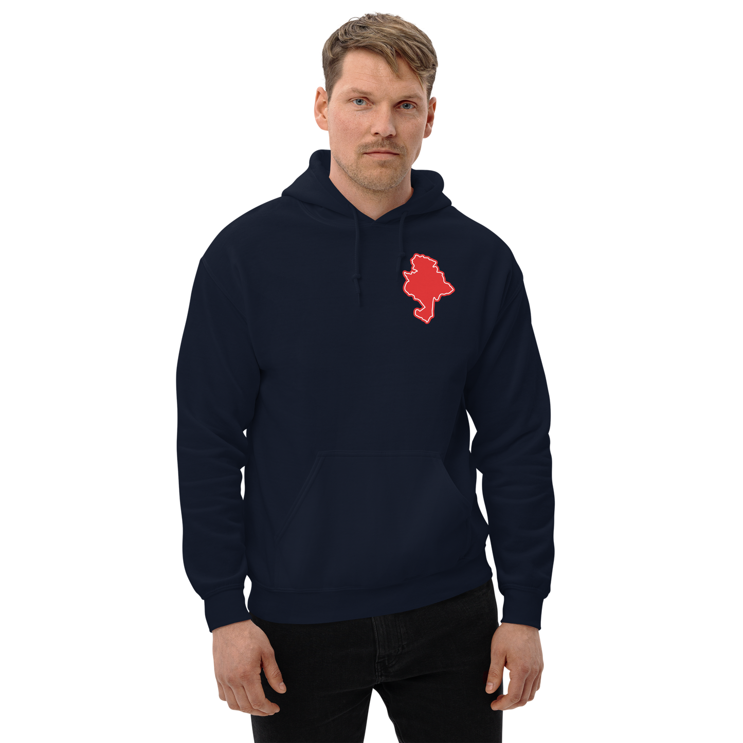 Navy Blue Nottingham Forest Hoodie with Area Motif