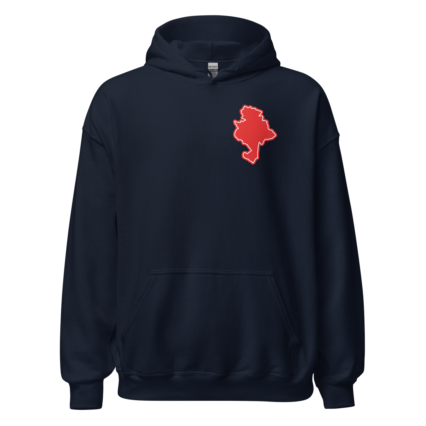 Navy Blue Nottingham Forest Hoodie with Area Motif