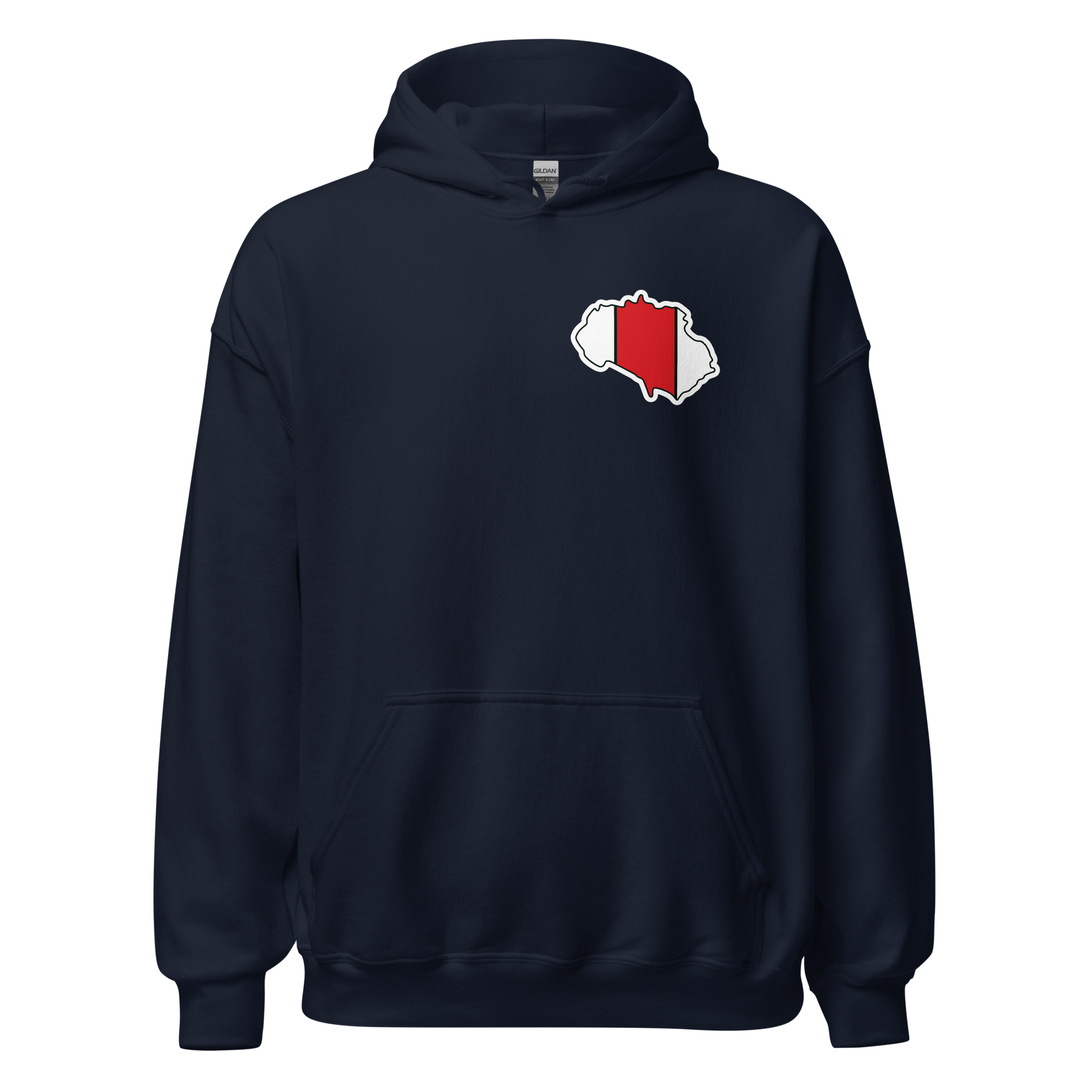 Navy Blue Southampton Hoodie with Area Motif