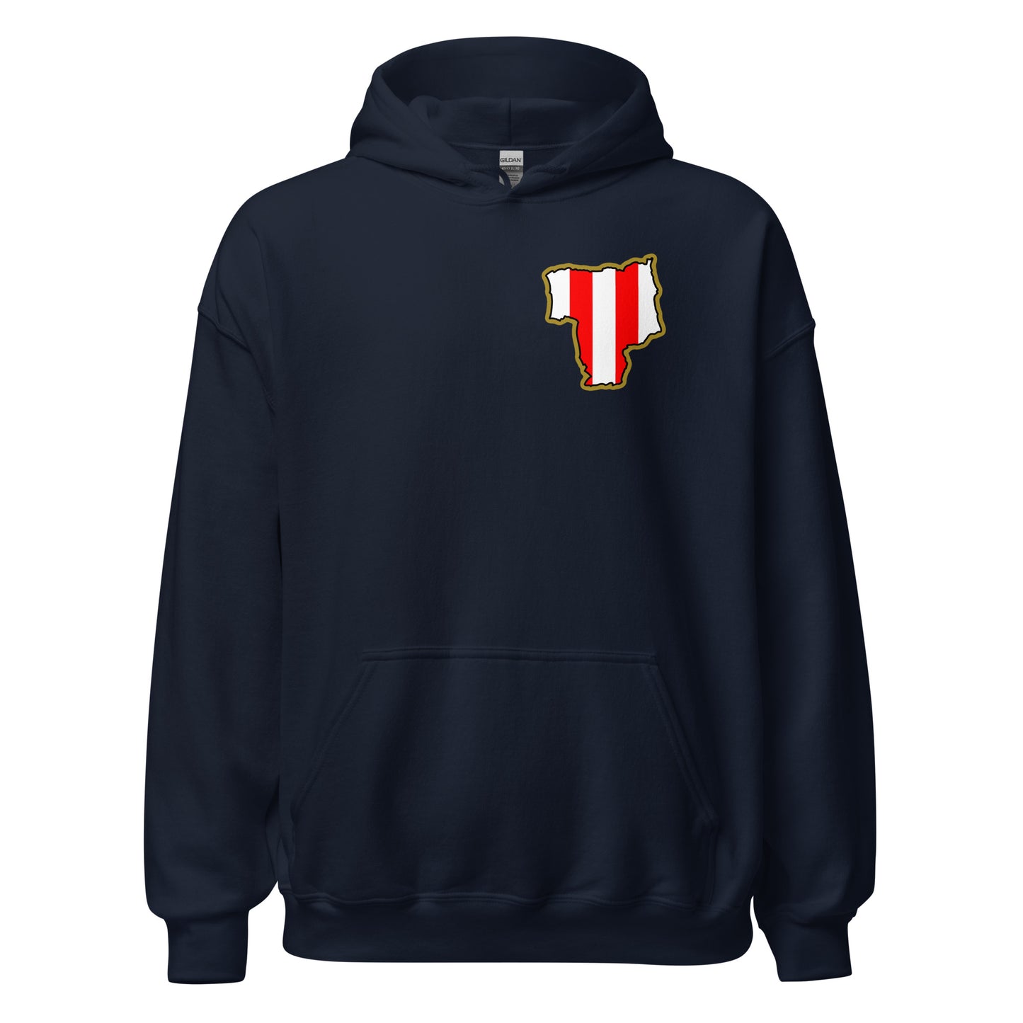 Navy Blue Sunderland Hoodie with Area Motif