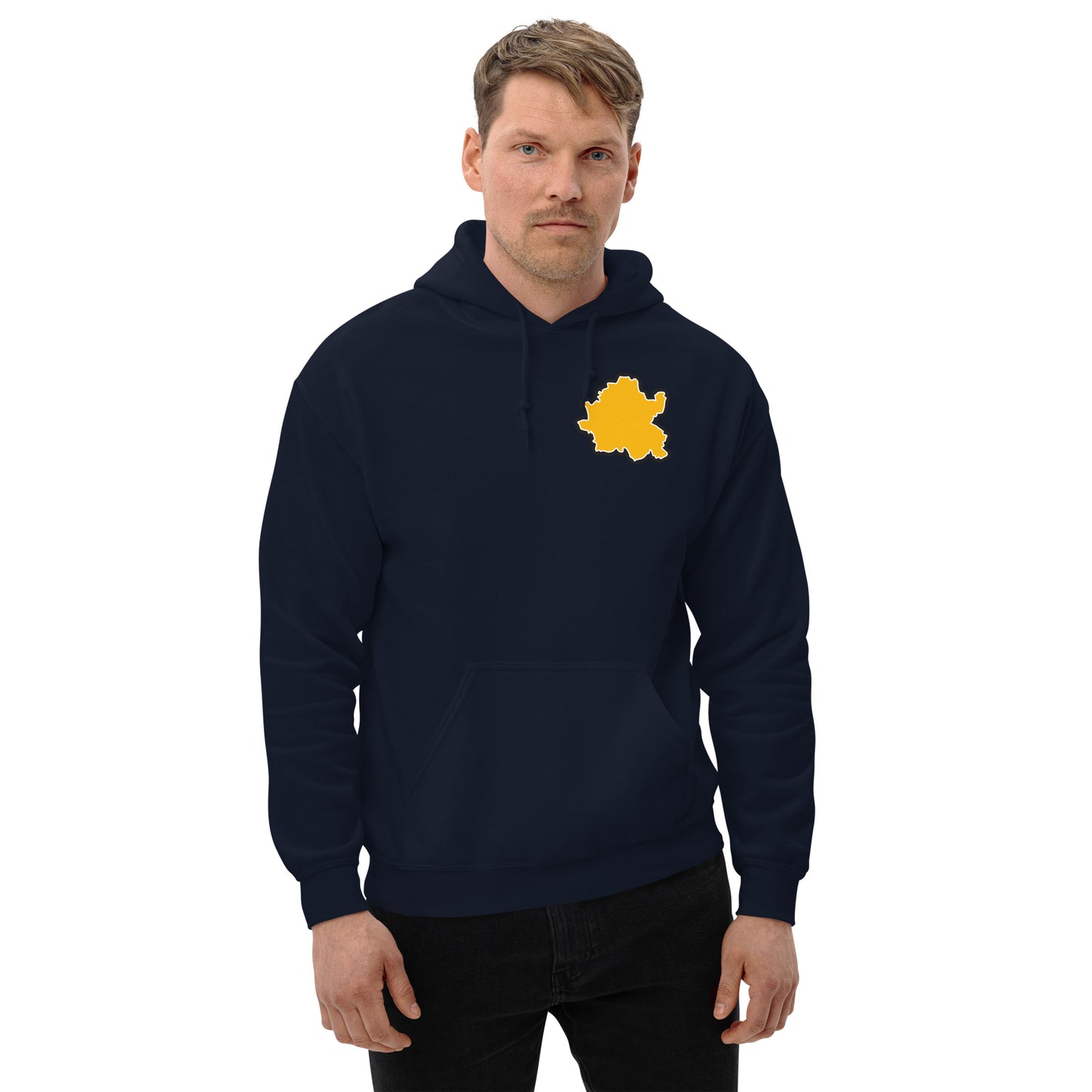 Navy Blue Wolverhampton Wonderers Hoodie with Area Motif