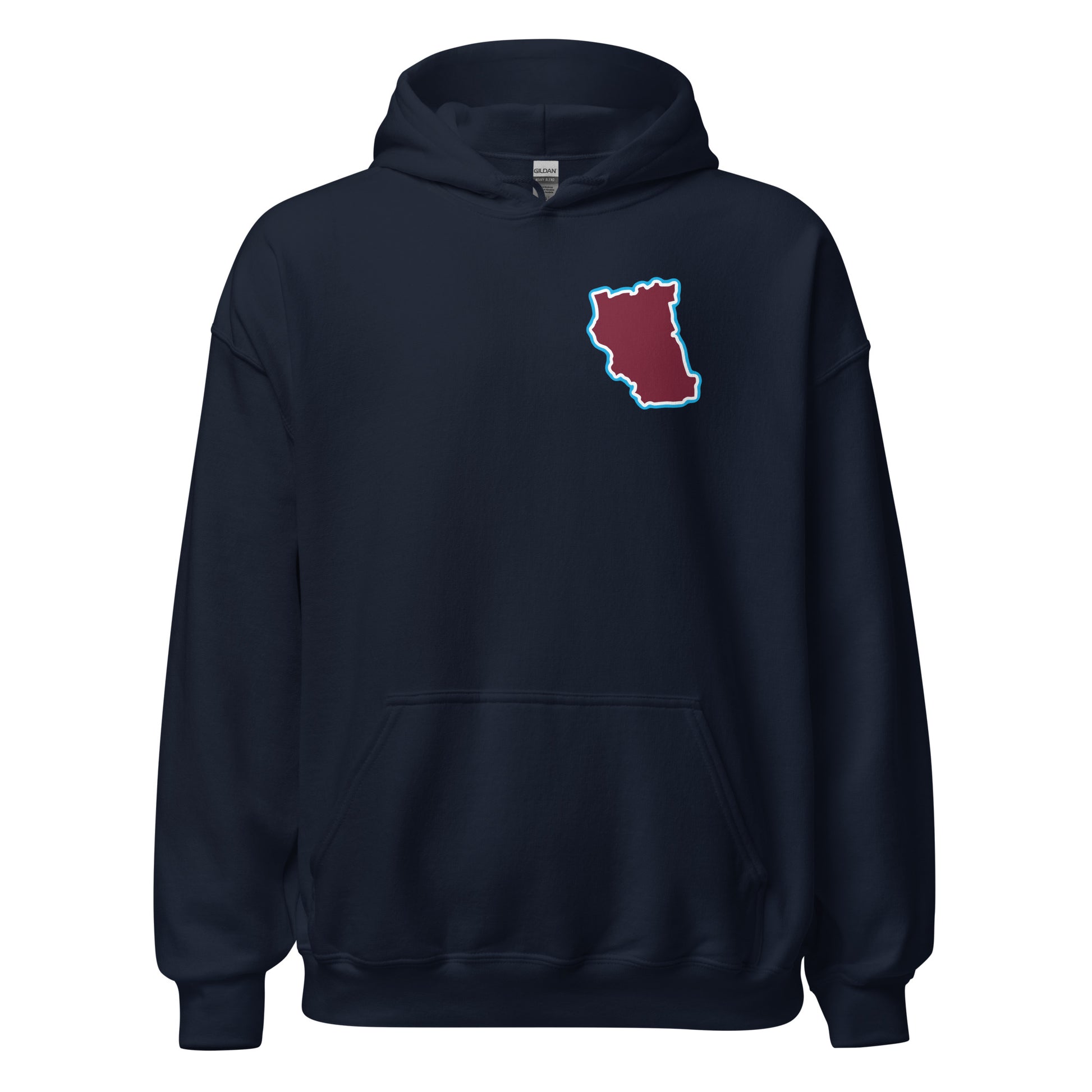 Navy Blue West Ham Utd Hoodie with Area Motif