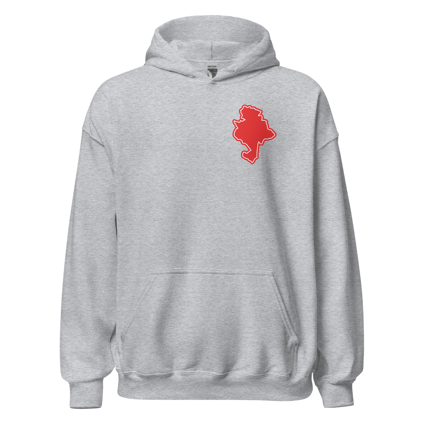 Sport Grey Nottingham Forest Hoodie with Area Motif