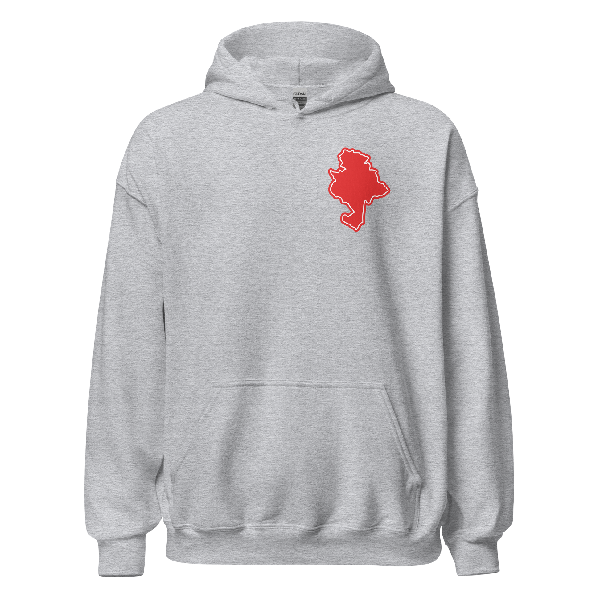 Sport Grey Nottingham Forest Hoodie with Area Motif