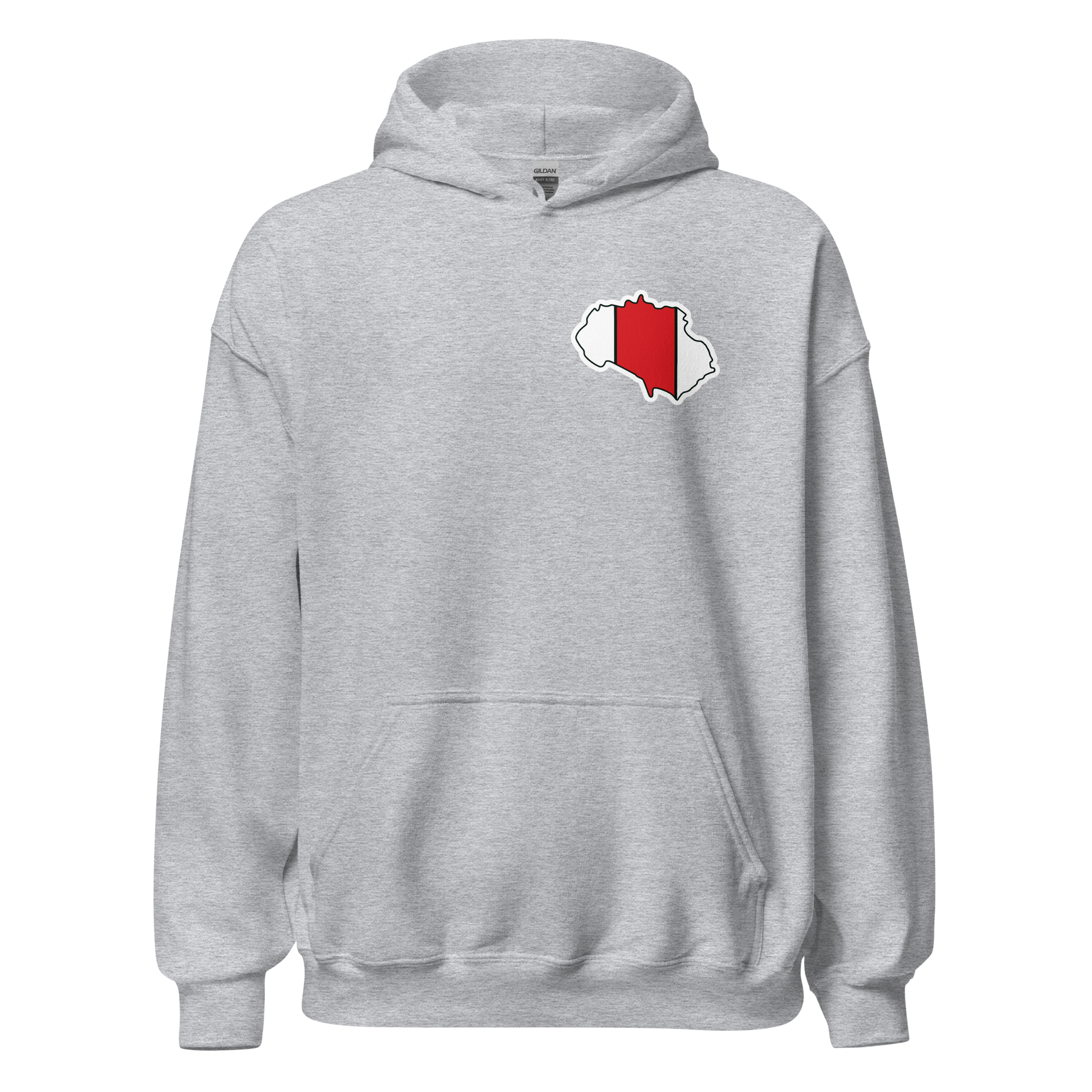 Sport Grey Southampton Hoodie with Area Motif