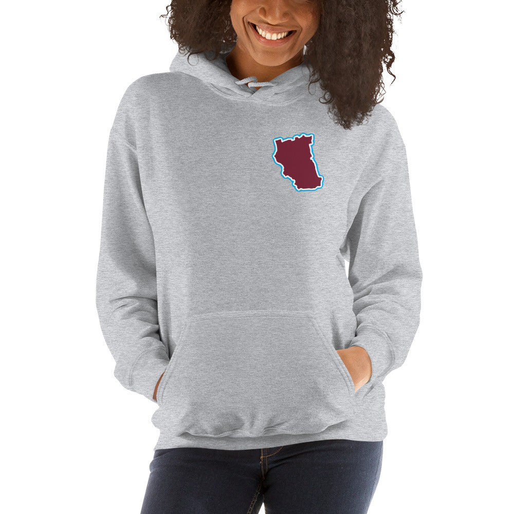 Sport Grey West Ham Utd Hoodie with Area Motif