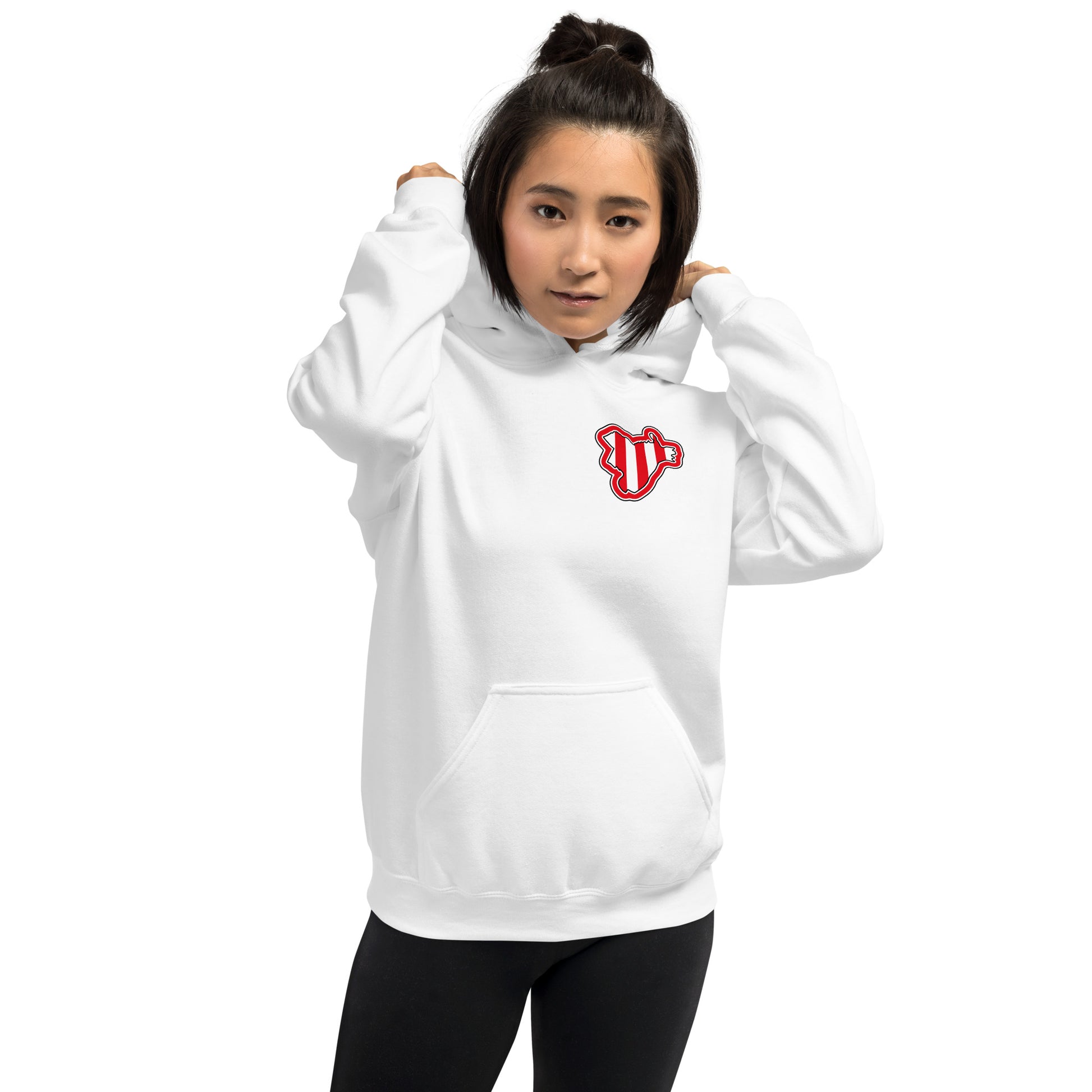 White Brentford Hoodie with Area Motif