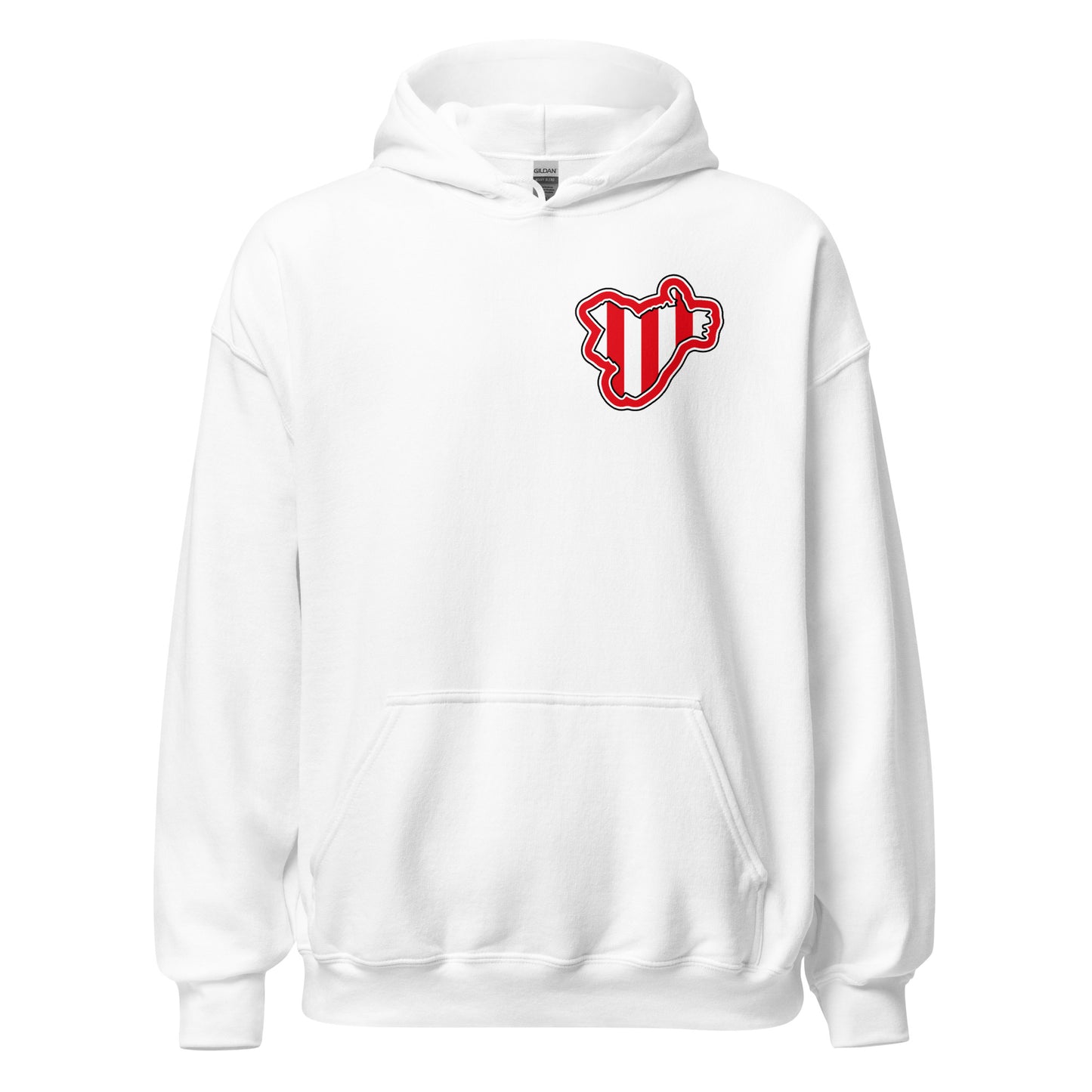 White Brentford Hoodie with Area Motif