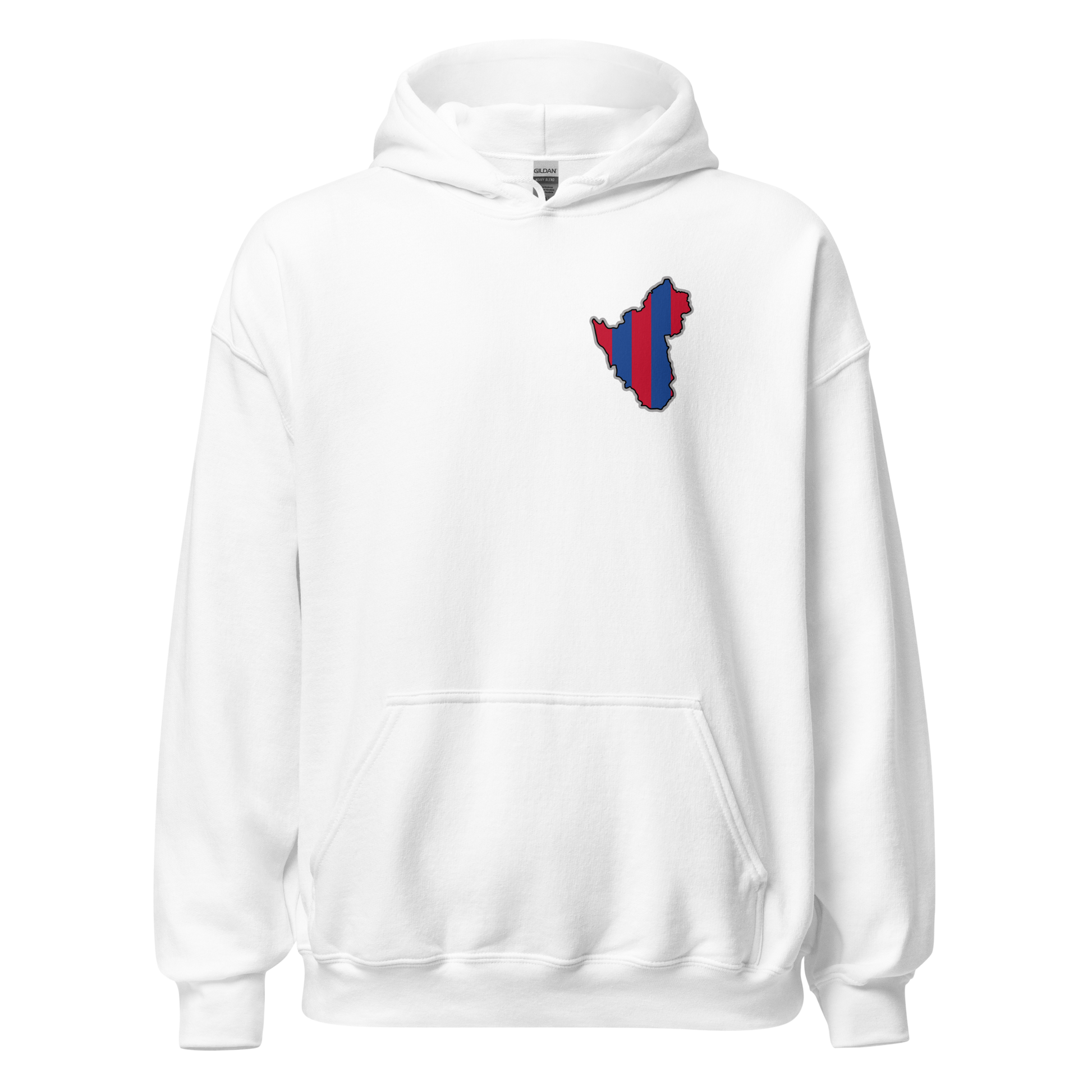 White Crystal Palace Hoodie with Area Motif