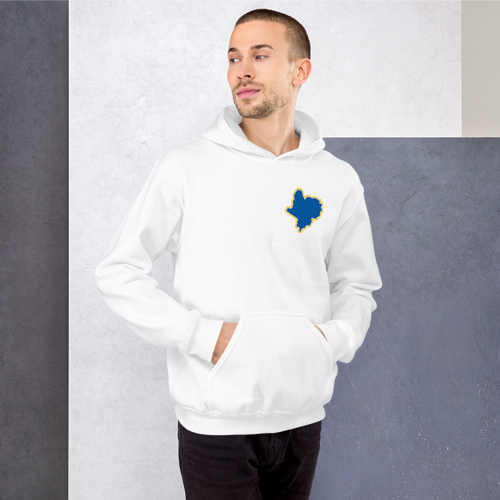 White Leicester City Hoodie with Area Motif