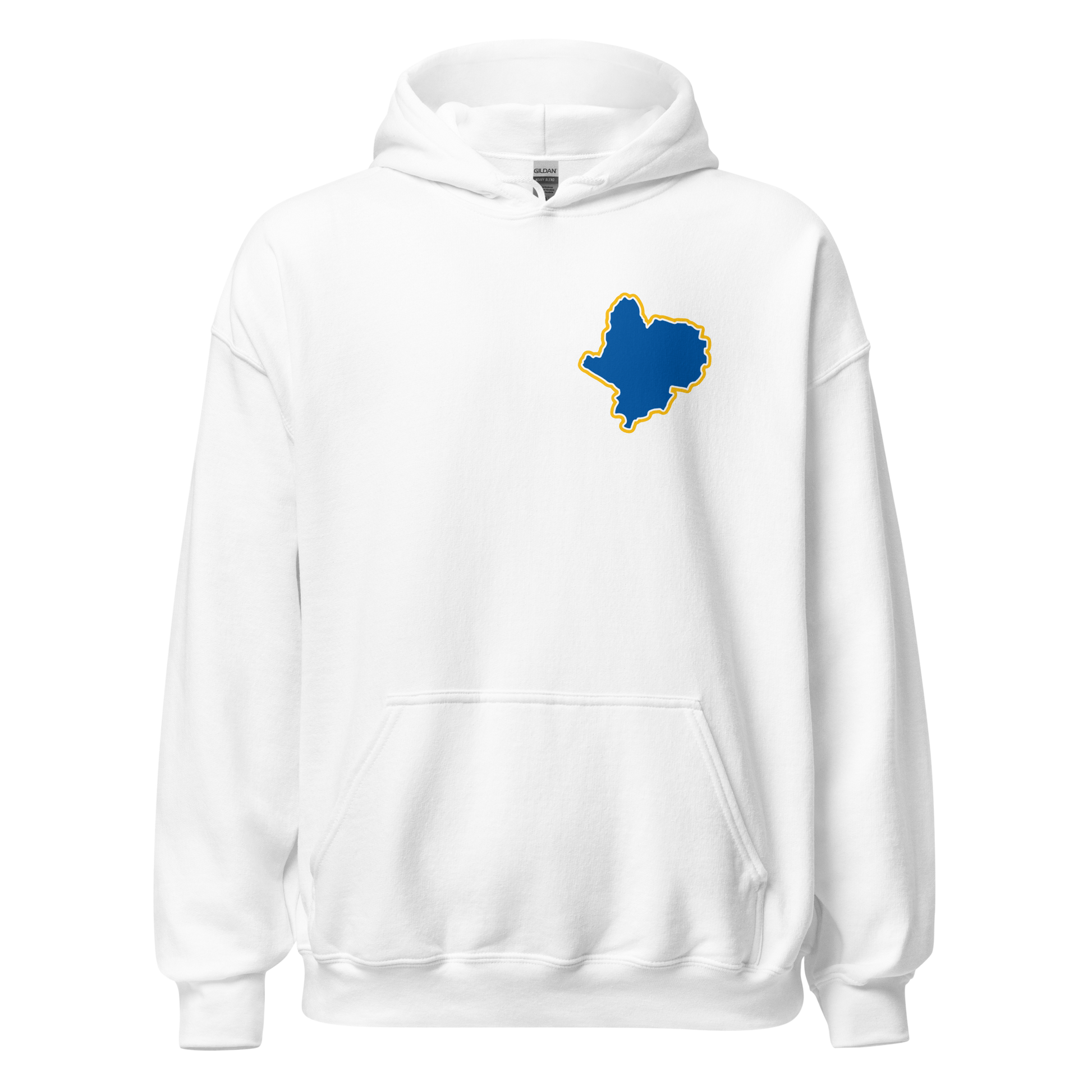 White Leicester City Hoodie with Area Motif