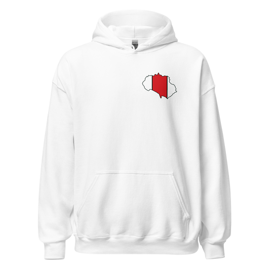 White Southampton Hoodie with Area Motif