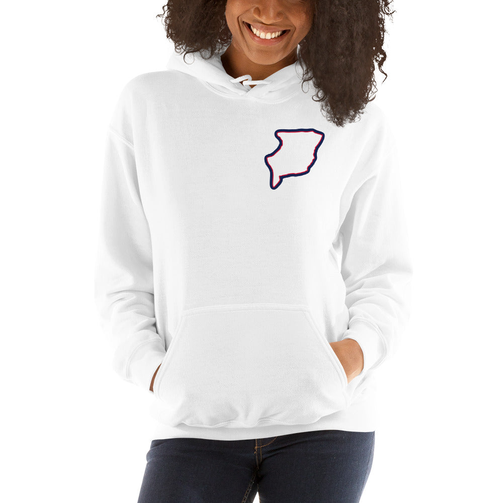 White Tottenham Hotspur Hoodie with Area Motif