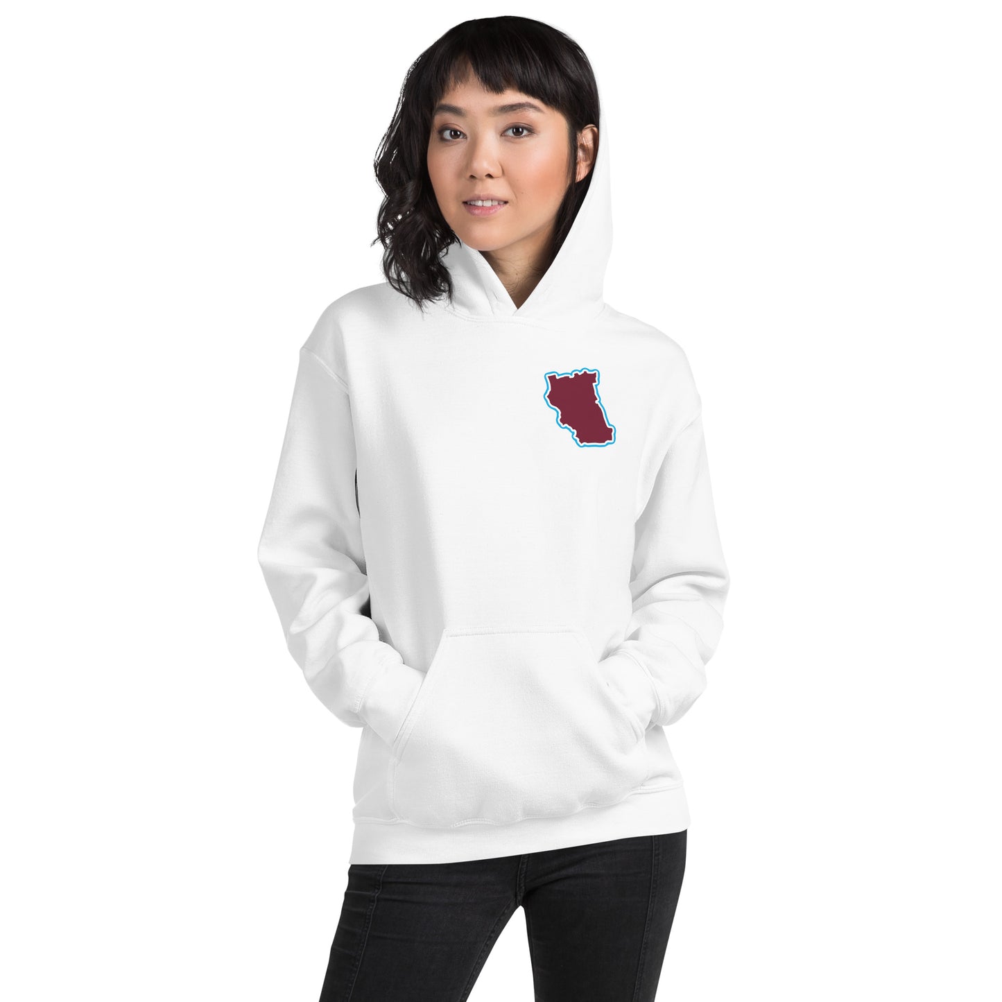 White West Ham Utd Hoodie with Area Motif