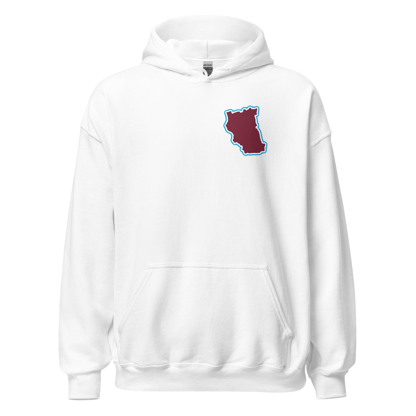 White West Ham Utd Hoodie with Area Motif